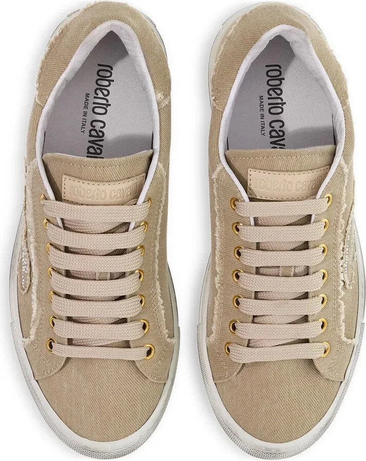 Logo-Studded Lace-Up Sneakers - Image 4
