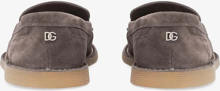 Logo Suede Loafers - Image 2