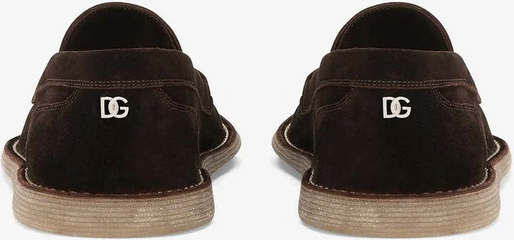 Logo Suede Loafers - Image 2