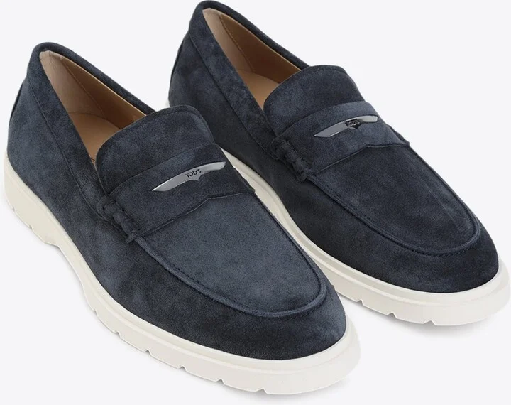Logo Suede Loafers - Image 2