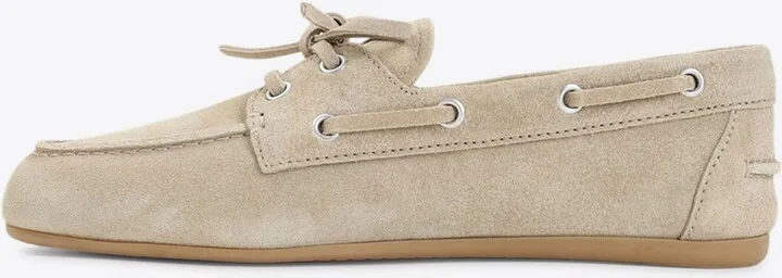 Logo Suede Loafers - Image 2