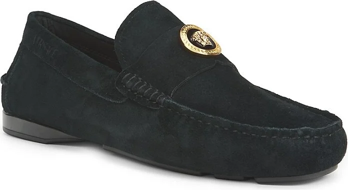 Logo Suede Loafers - Image 2