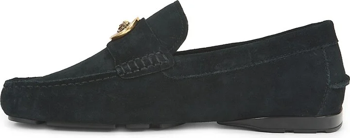 Logo Suede Loafers - Image 4