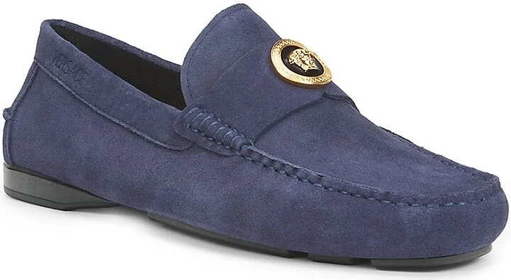 Logo Suede Loafers - Image 2