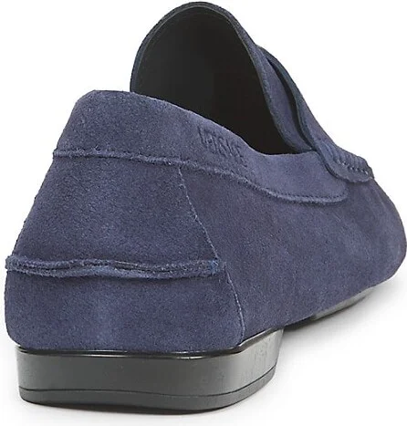 Logo Suede Loafers - Image 3