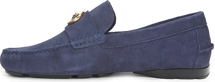 Logo Suede Loafers - Image 4