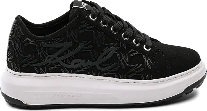 Logo Suede Sneakers