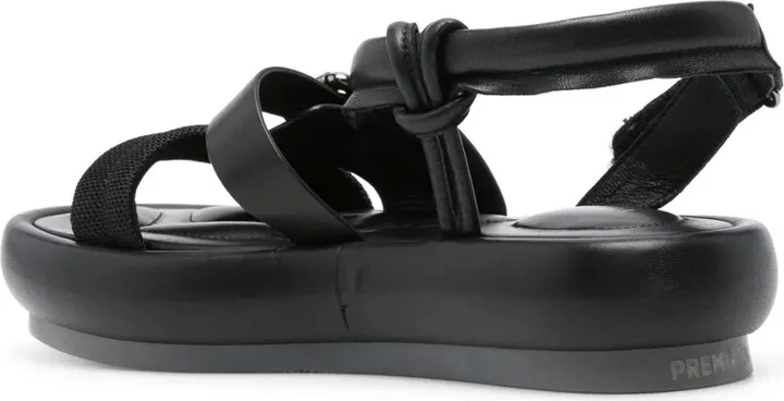 Logo-Tag Leather Sandals - Image 3