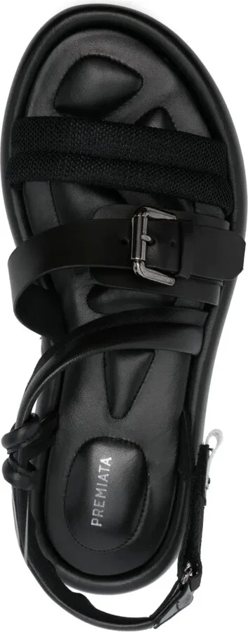 Logo-Tag Leather Sandals - Image 4