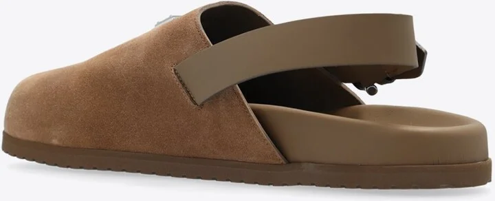 Logo Tag Suede Clogs - Image 2