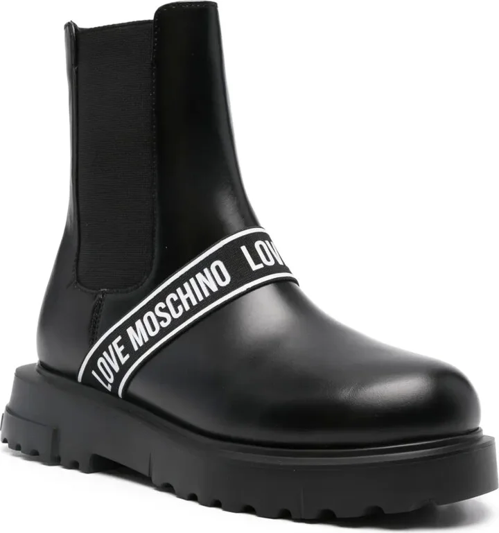 Logo-Tape Boots - Image 2