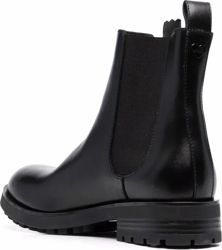 logo-tape Chelsea boots - Image 3