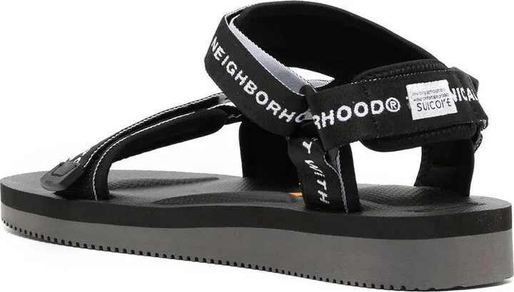 Logo-Tape Flat Sandals - Image 3