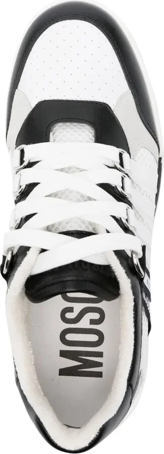 Logo-Tape Leather Sneakers - Image 4