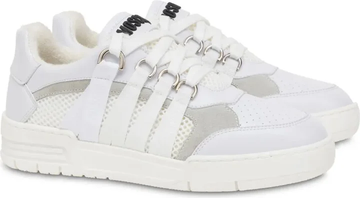Logo-Tape Leather Sneakers - Image 2