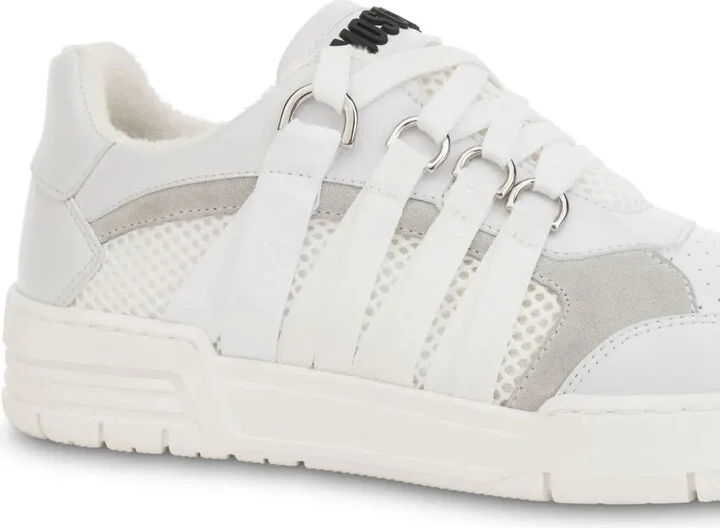 Logo-Tape Leather Sneakers - Image 3