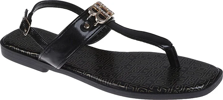 Logo Toe Post Sandal