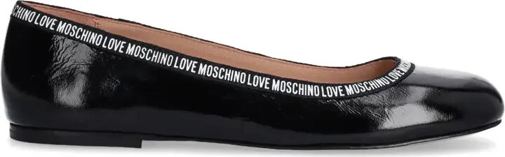 Logo-Trim Ballet Flats