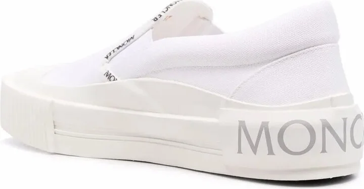 Logo Trimmed Slip-On Sneakers - Image 3