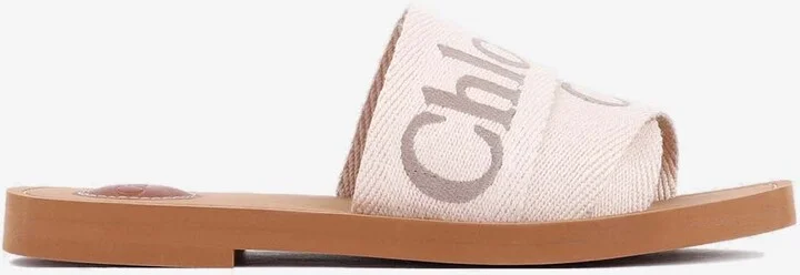 Logo Woody Flat Mules