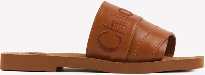 Logo Woody Flat Mules