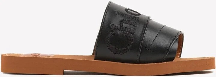Logo Woody Flat Mules