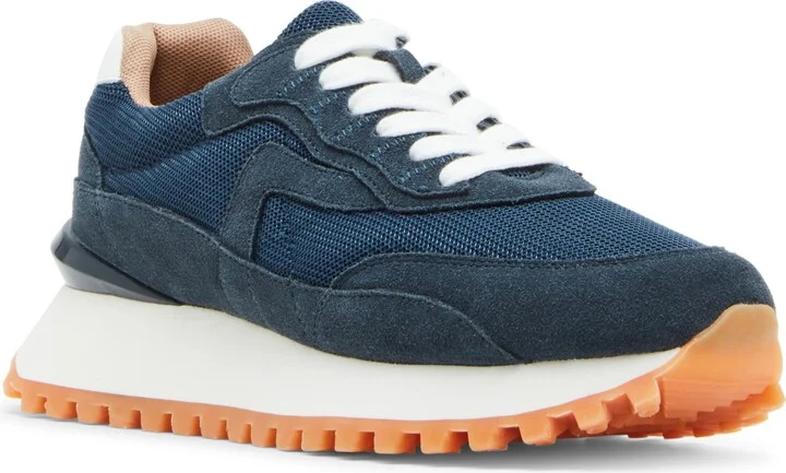 Navy Suede