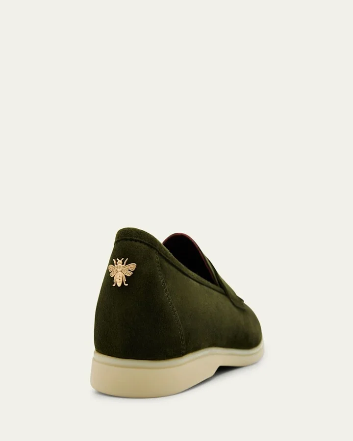 Loisir Gomme Suede Penny Loafers - Image 2