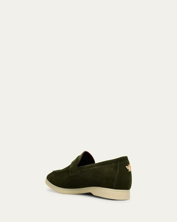 Loisir Gomme Suede Penny Loafers - Image 6