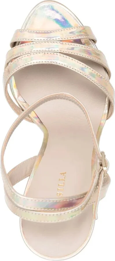 Lola holographic 140mm sandals - Image 4