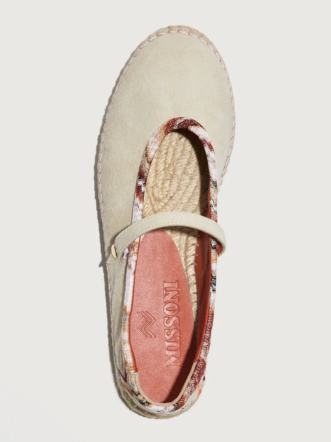 Lola Suede - Ivory/ Raschel Wave Brown - Image 2
