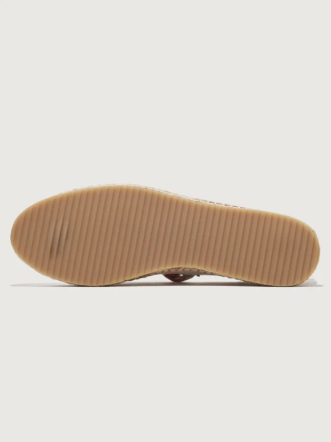 Lola Suede - Ivory/ Raschel Wave Brown - Image 3
