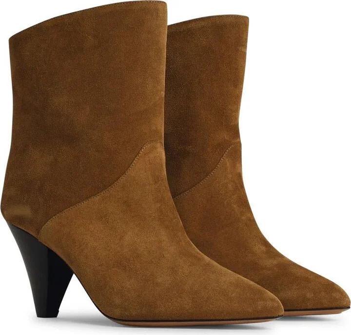 'loline' Brown Suede Boots - Image 2