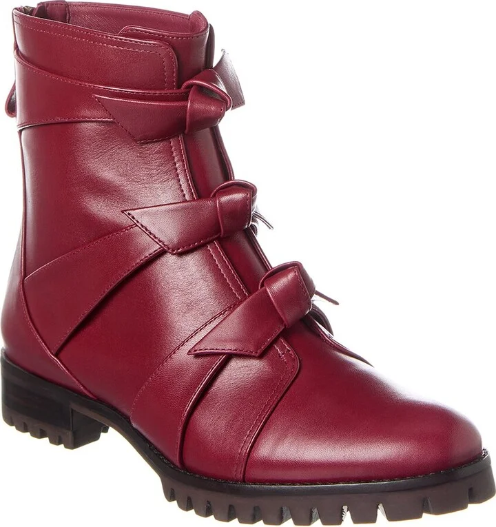 Lolita Waterproof Leather Combat Boot