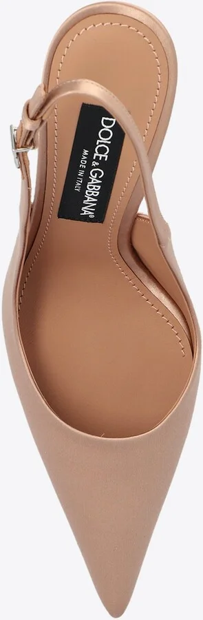 Lollo 105 Slingback Satin Pumps - Image 3