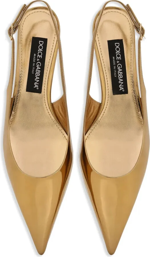 Lollo 30mm leather pumps - Image 4