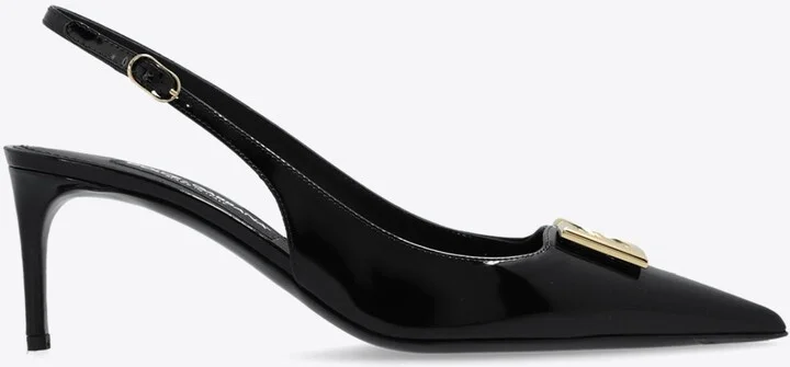 Lollo 60 DG Logo Slingback Pumps