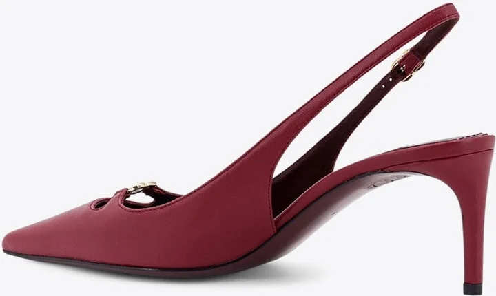 Lollo 60 Leather Slingback Pumps - Image 2