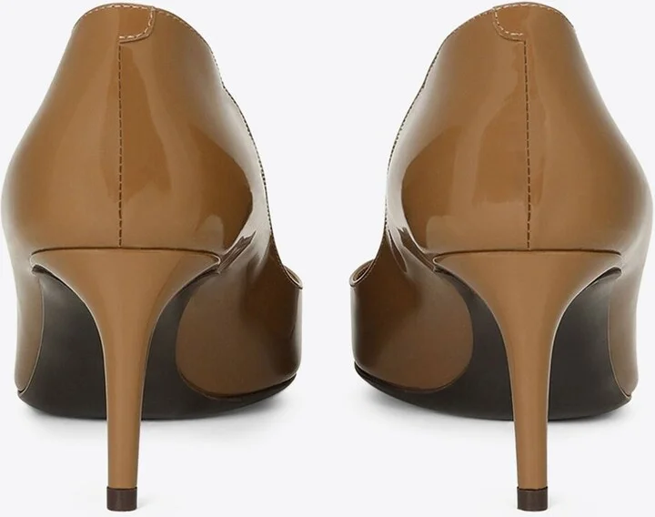 Lollo 60 Polished Leather Pumps - Image 2