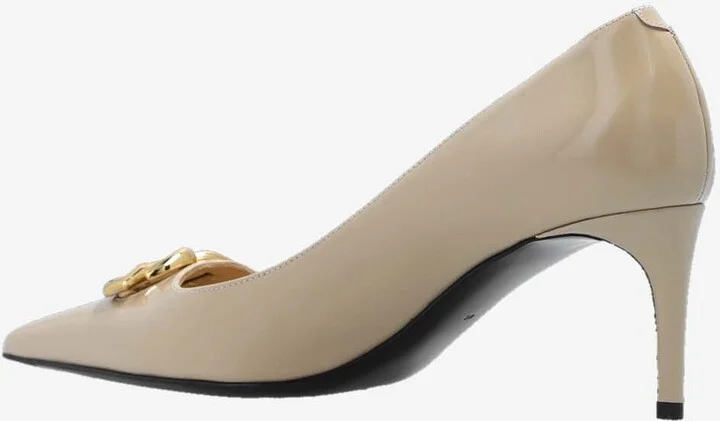 Lollo 60 Polished Leather Pumps - Image 2