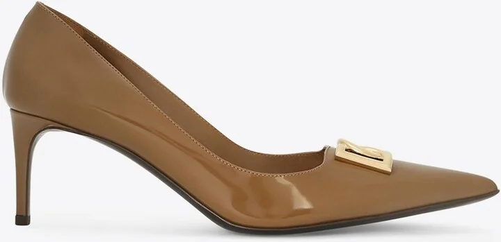 Lollo 60 Polished Leather Pumps