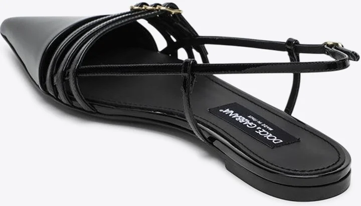 Lollo Patent Leather Slingback Flats - Image 2