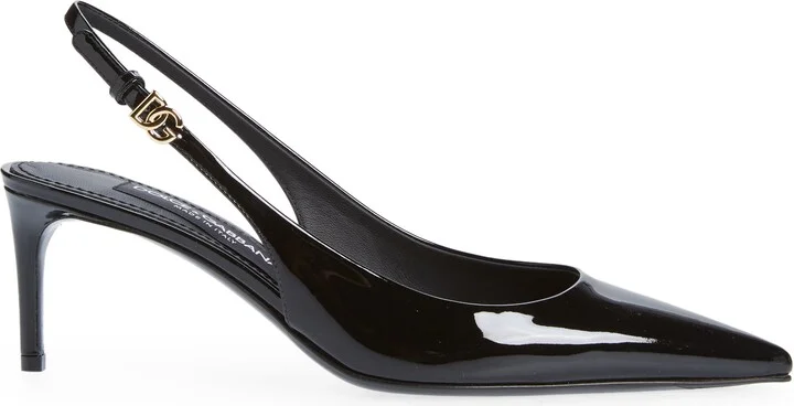Lollo Patent Leather Slingback Pump - Image 3