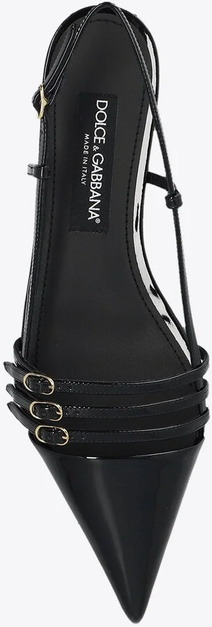 Lollo Slingback Flats in Patent Leather - Image 3