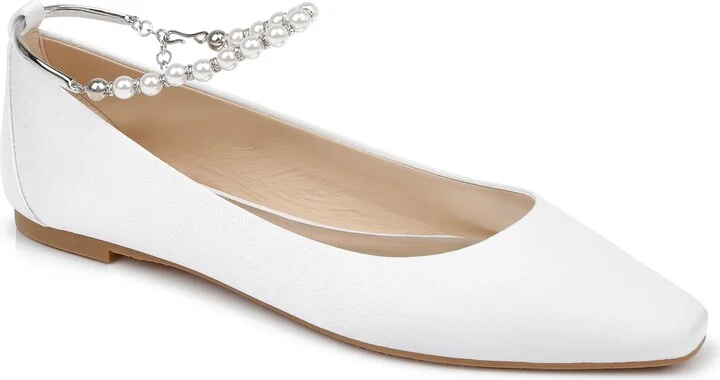 London Ankle Strap Flat