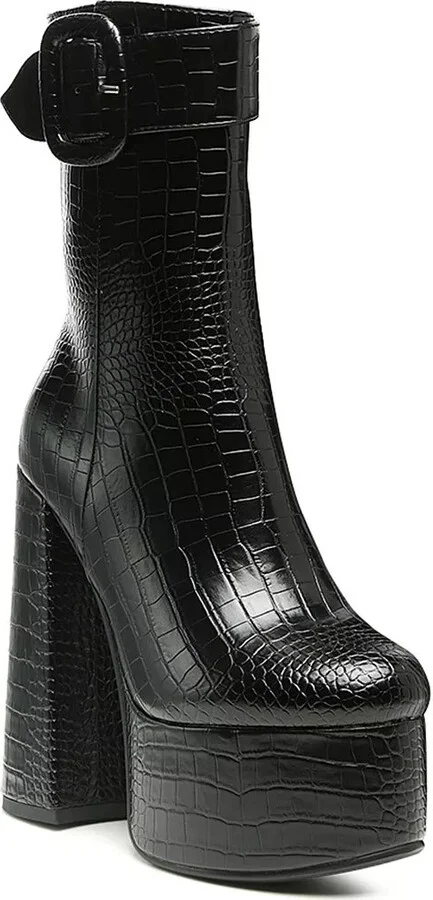 London Rag Bumpy Platform Bootie