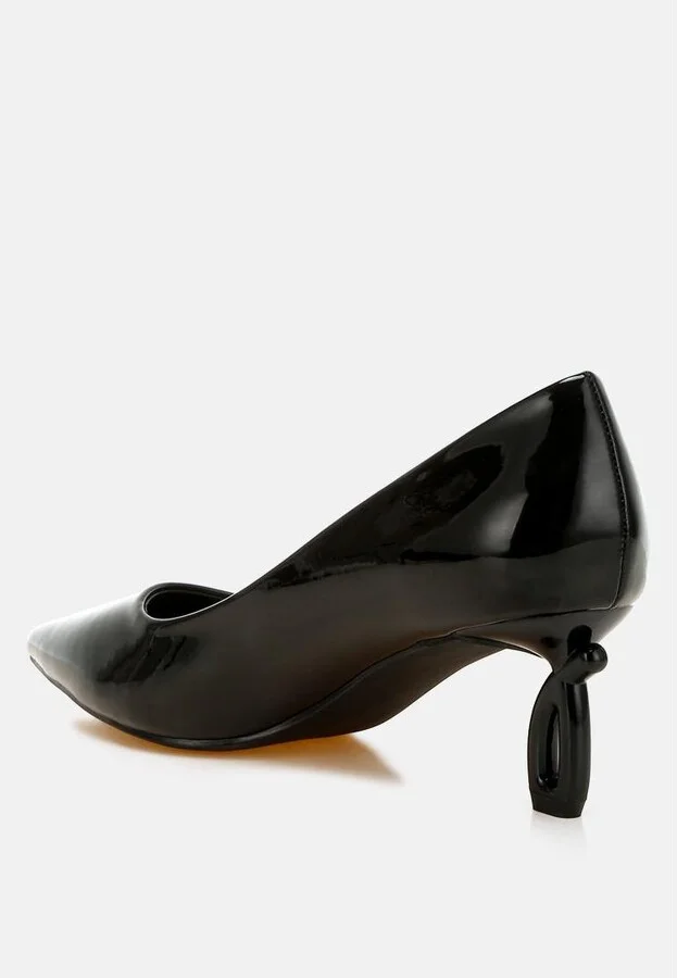 London Rag Calla Pointed Toe Fantasy Heel Pumps - Image 7