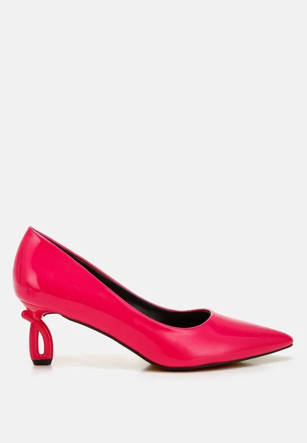 London Rag Calla Pointed Toe Fantasy Heel Pumps