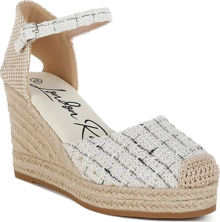London Rag Regatta Wedge Pump