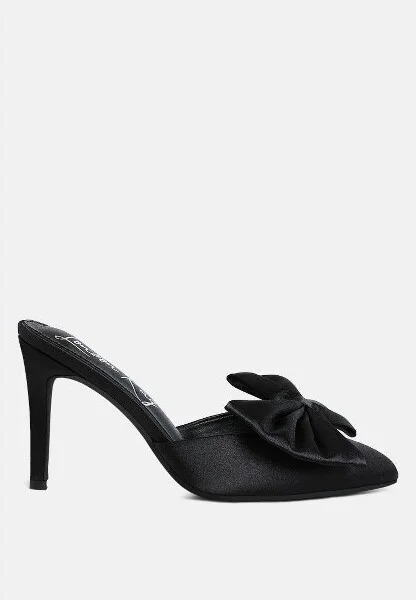 London Rag Sidonie Bow Detail Stiletto Mules Women